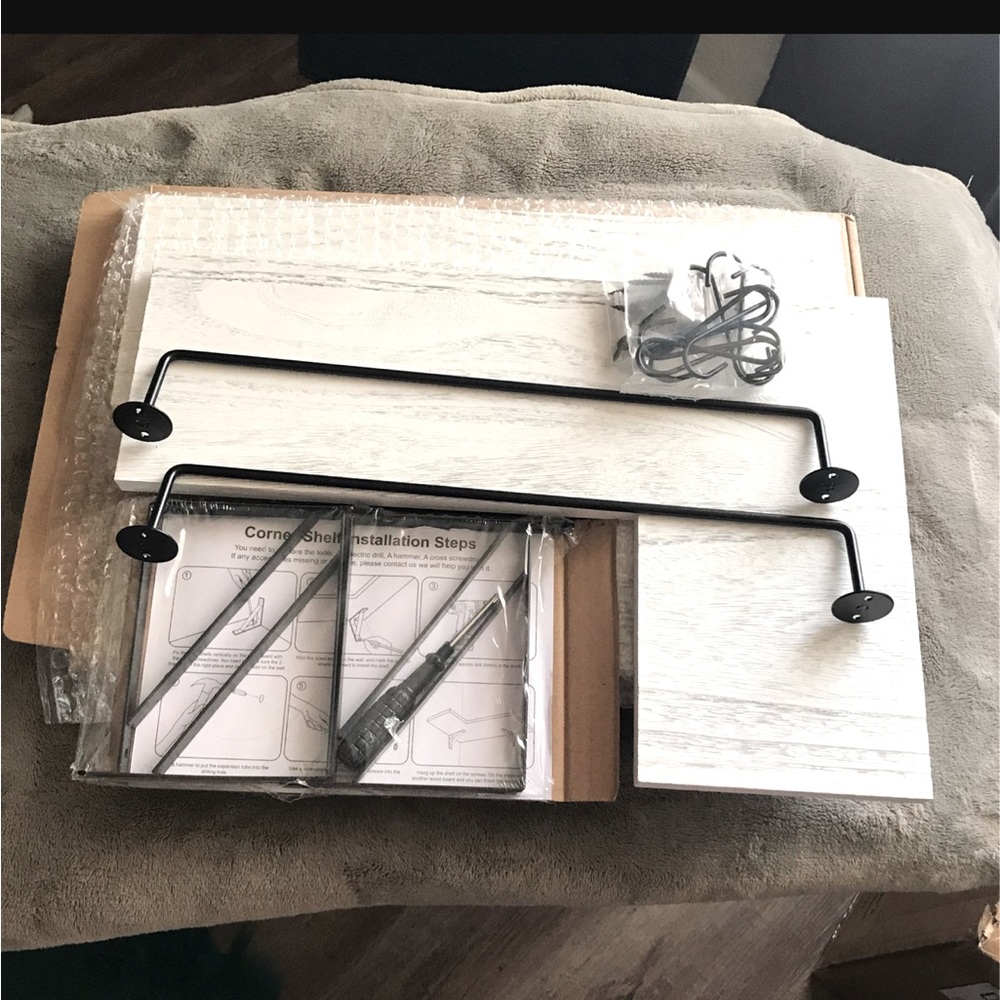 Floating Corner Shelves